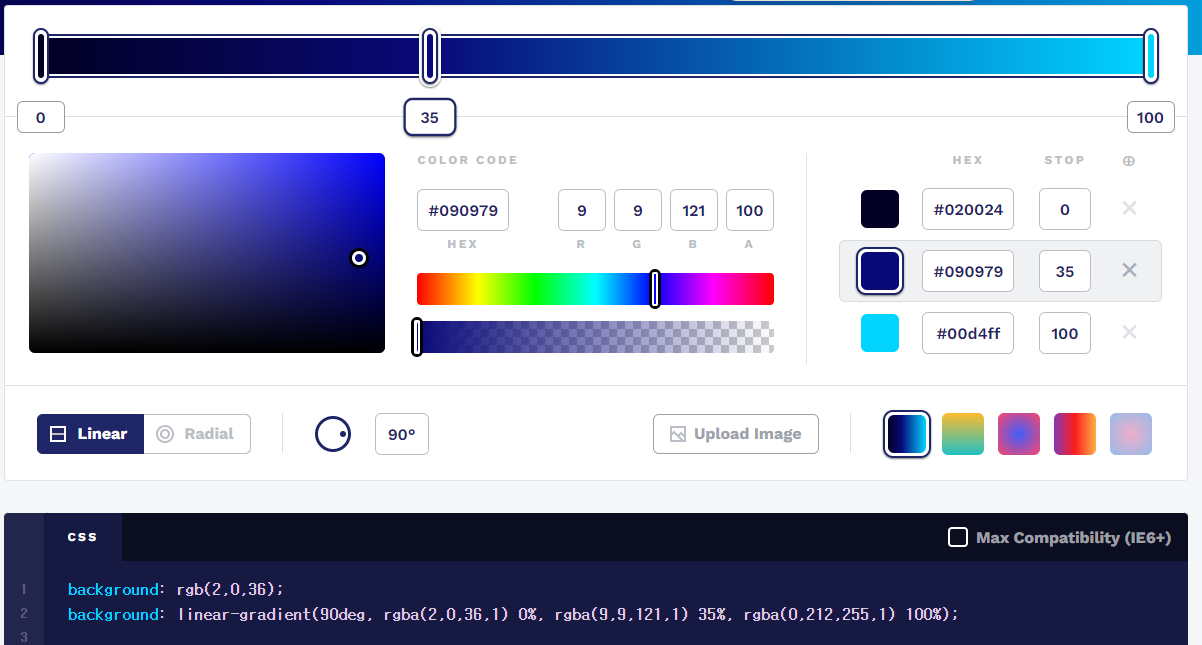 cssgradient AI