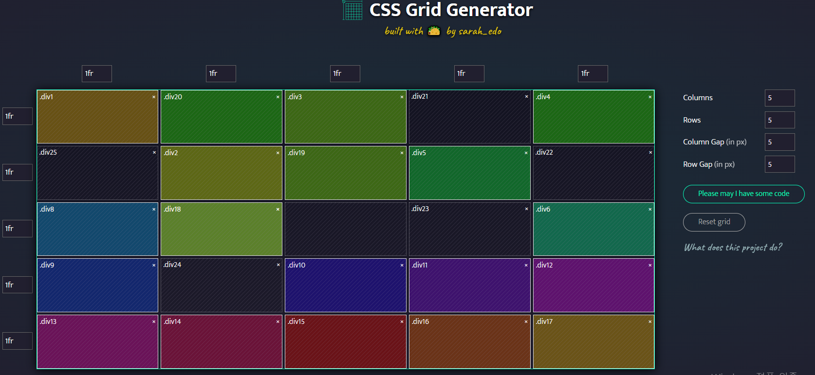 cssgrid-generator AI