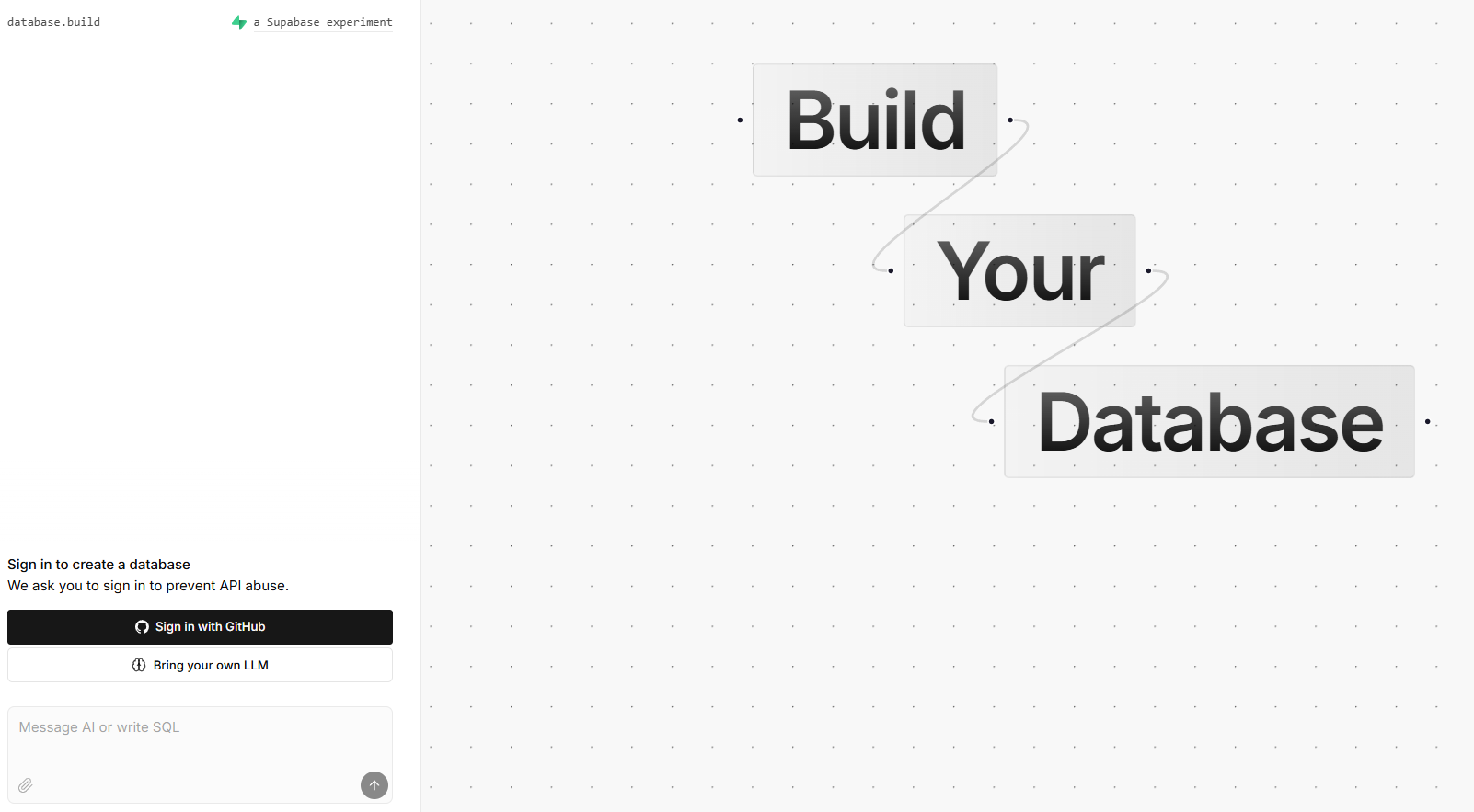 database.build