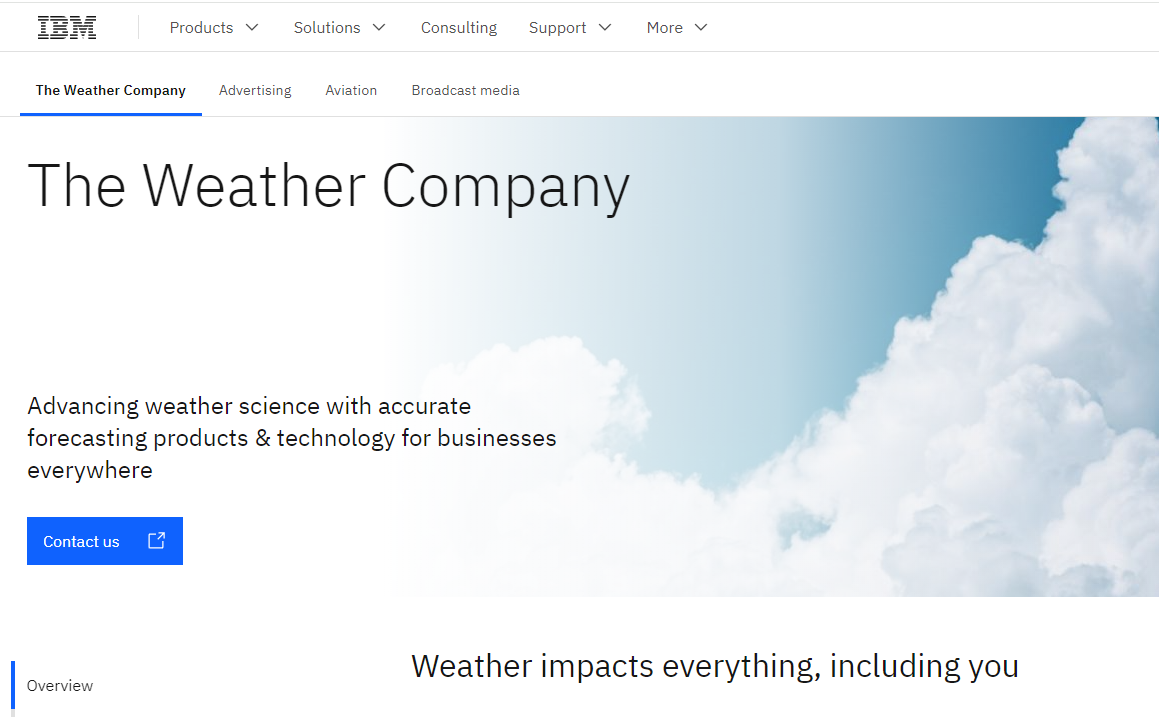 ibm weather DB