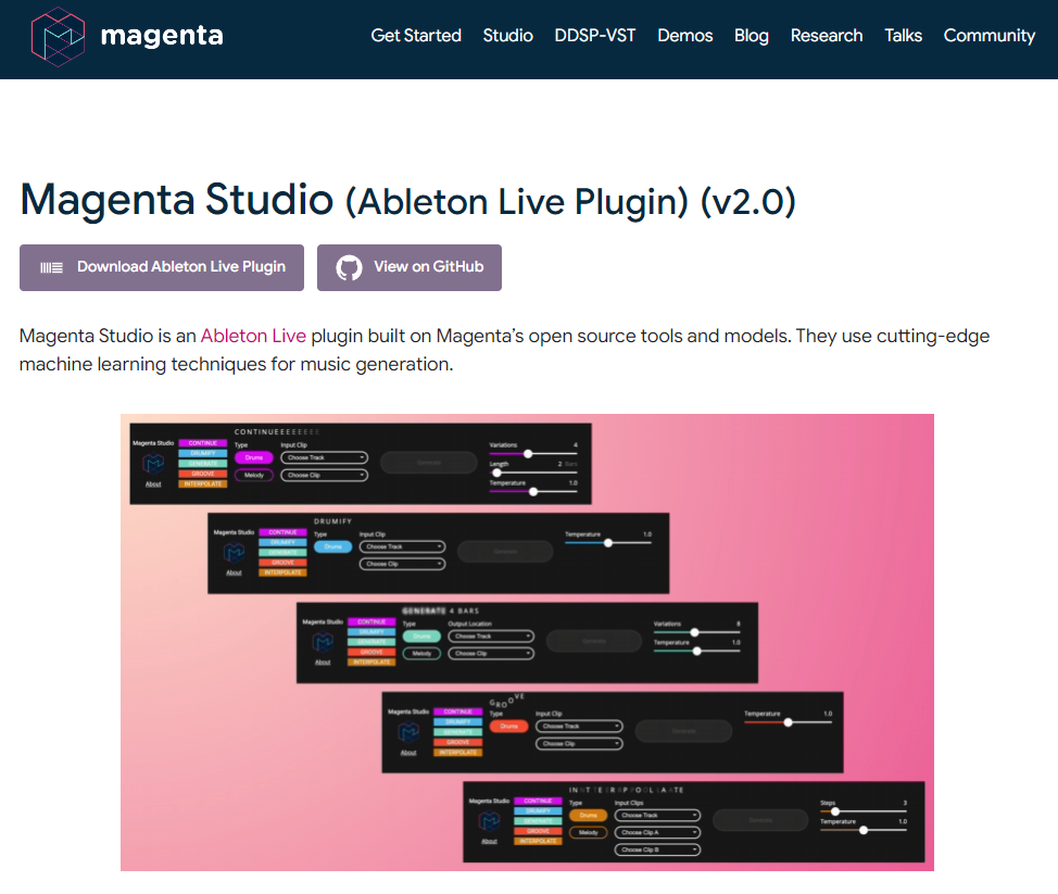 magenta-google AI